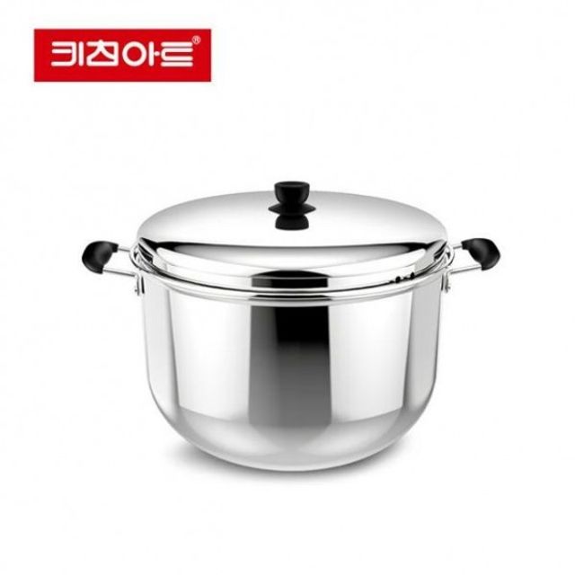 곰솥 스텐 찜통 대형 큰냄비 28cm