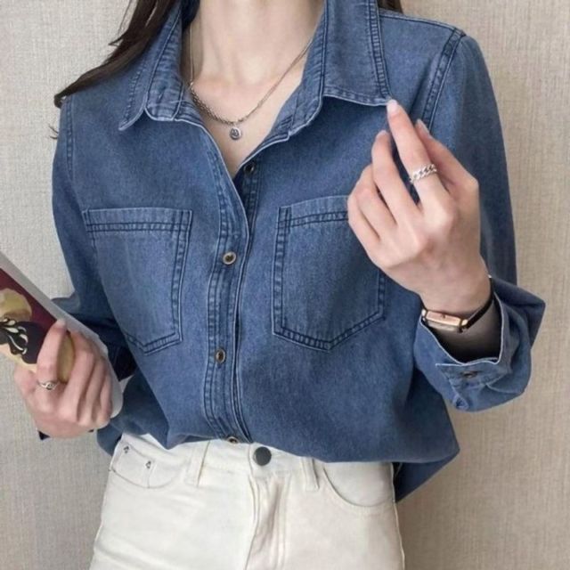 여성 색상 빈티지 기본 스타일 데이 루스한 실루엣 데