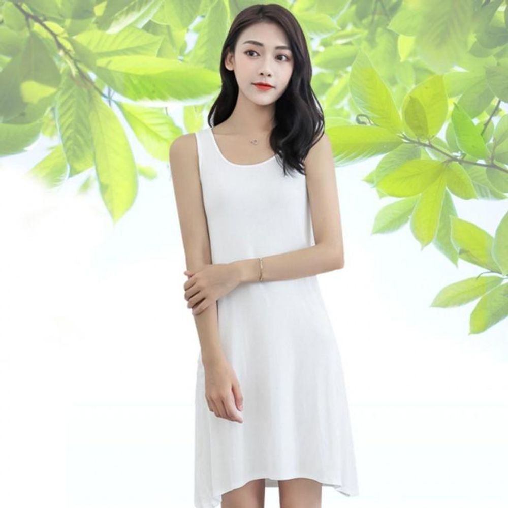 드레스 봄원피스 여름 잠옷 A라인 원피스 스커트꾸 면