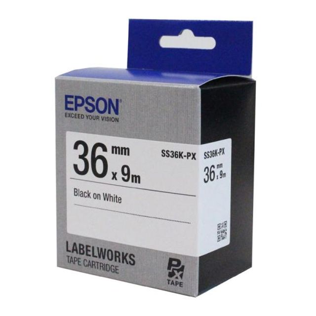 EPSON)라벨프린터리본(SS36K)백색/흑문자
