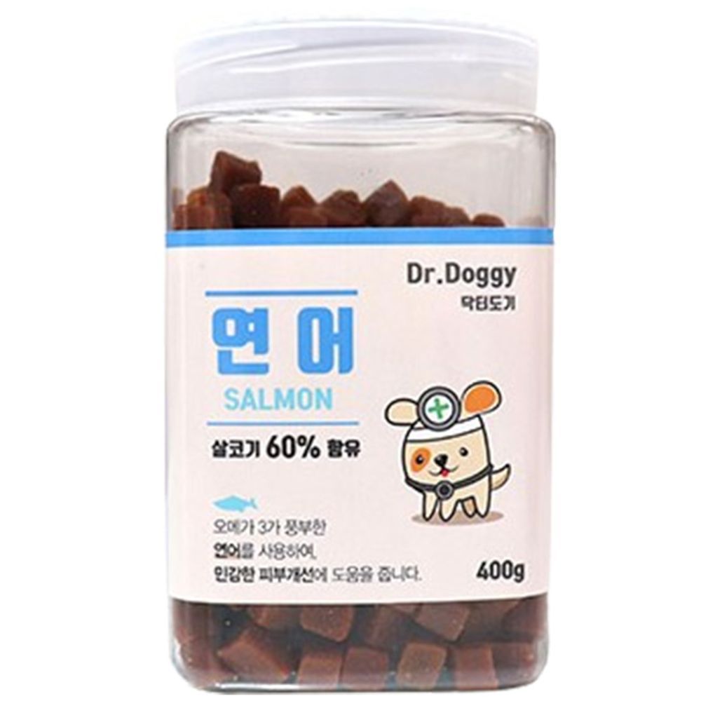 강아지 닥터도기 간식 일상 연어 400g 1P 노즈워크 트