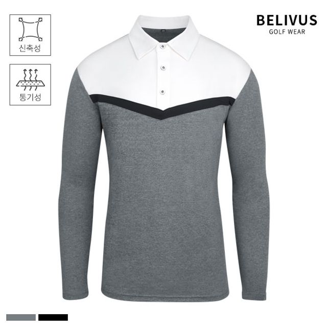 빌리버스 골프웨어 남자카라티 BGLT021 기능성티셔츠