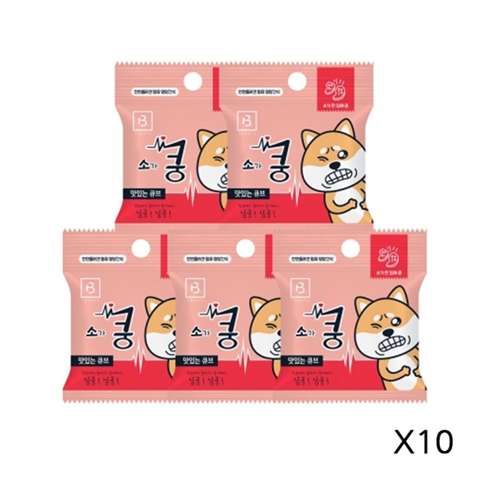 강아지 소고기 줄줄이 일상 5개입 10묶음 노즈워크 간