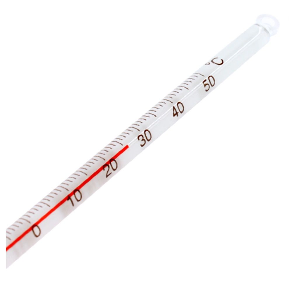 YUIL 알콜온도계 AL-50 -30~50도 유리 18cm 10개묶음