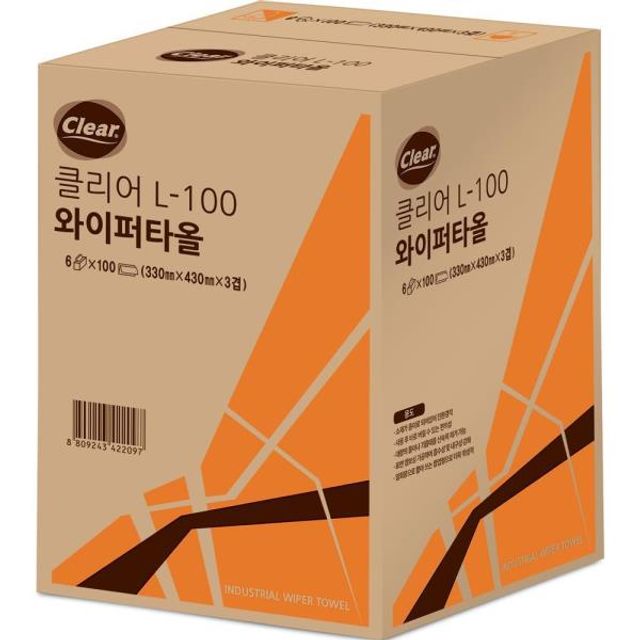 138133 클리어 산업용와이퍼 타올 L-100
