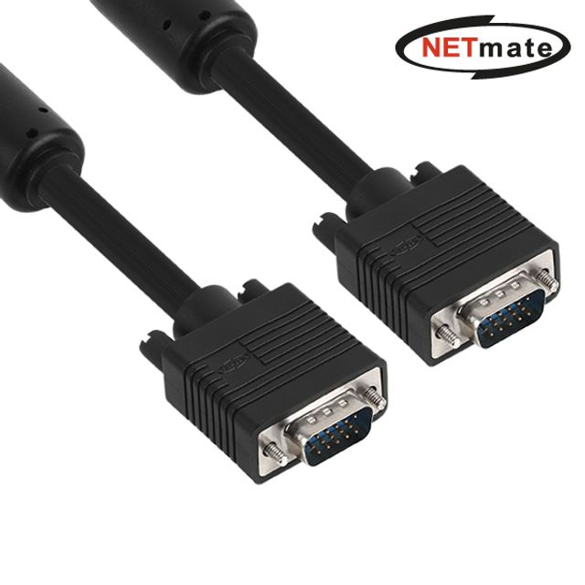 넷메이트 NMC-R400B RGB 3+6 모니터 케이블 40m 블랙