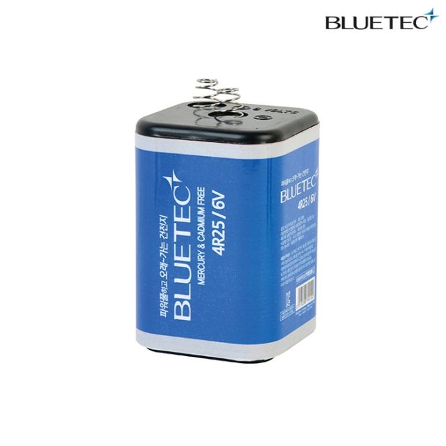 블루텍 4R25 (6V) 비닐포장 망간 건전지 1개입 (6개