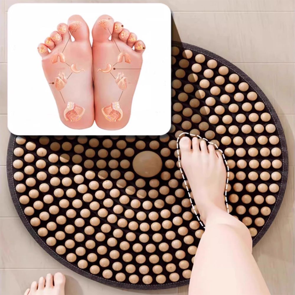 원목 발지압매트 발바닥 발지압판 발마사지기