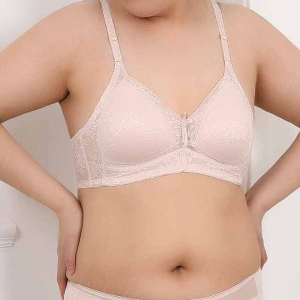 브라렛 장미 브라 심 빅사이즈 매쉬 A컵 리스