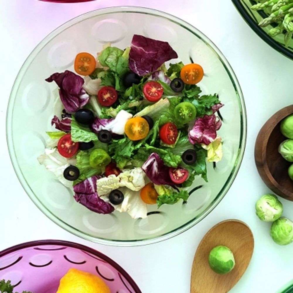 물방울 플라스틱 믹싱볼 6호 35cm 1P 야채볼 바구니