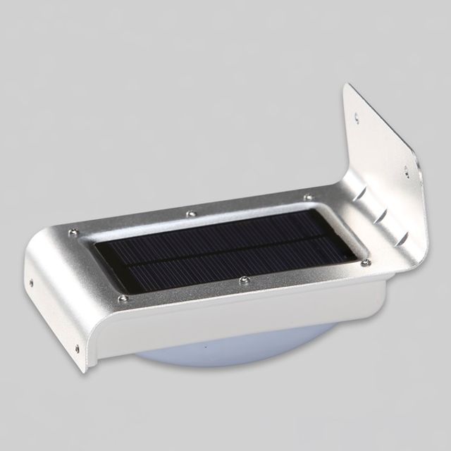태양광 LED 센서등 실버
