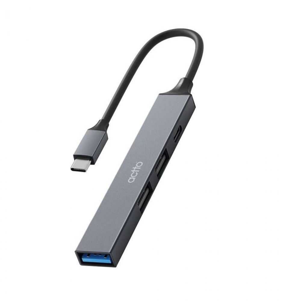 C타입 슬림 USB 4포트 노트북 멀티 허브
