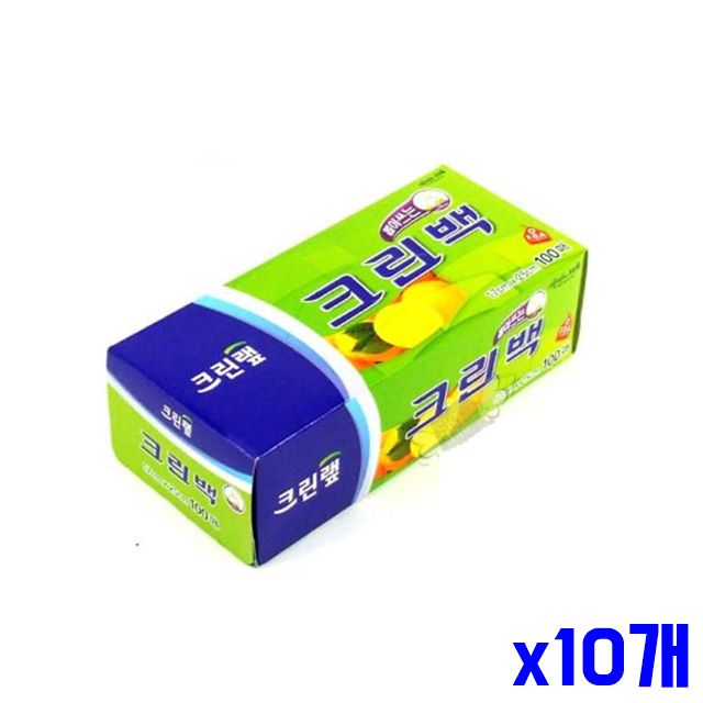 뽑아쓰는 일회용비닐100매 17cmX25cm x10개 비닐위생