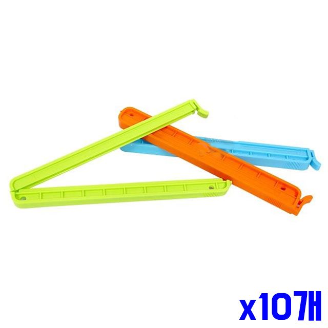 봉지 특대형 x10개 집게 3P 밀폐용 봉투클립