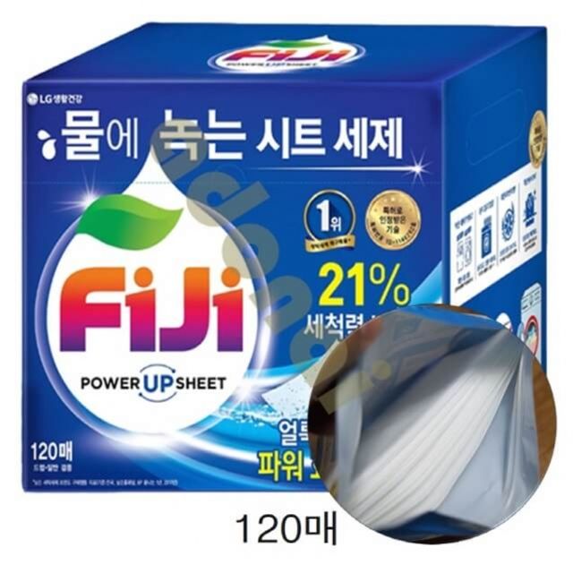 LG FIJI파워시트 세탁세제 120매