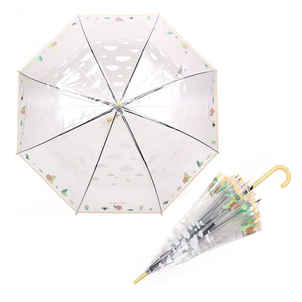 아이티알,NE 브라운앤프렌즈 60 포레스트 POE 우산 아동 자동 투명