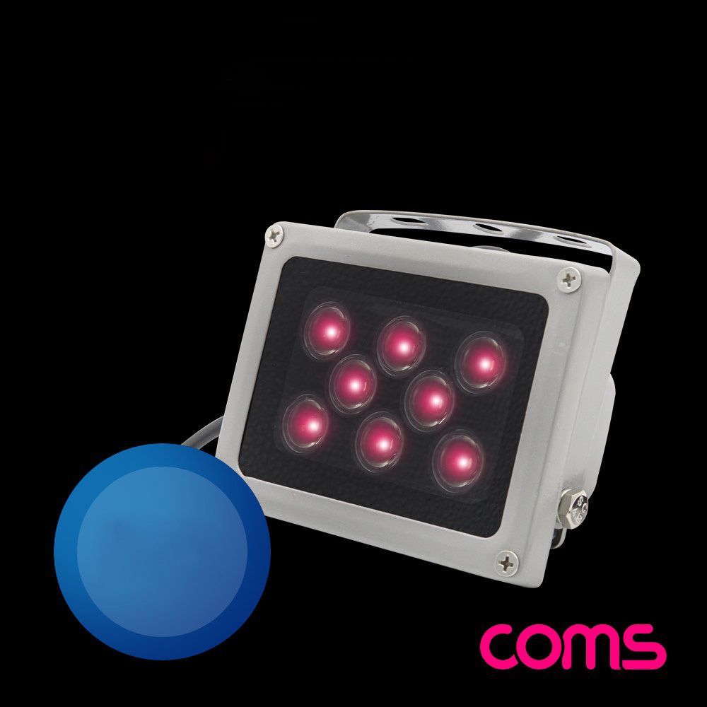 Coms LED 적외선등 (24W IP66 방수) 8 LED Light