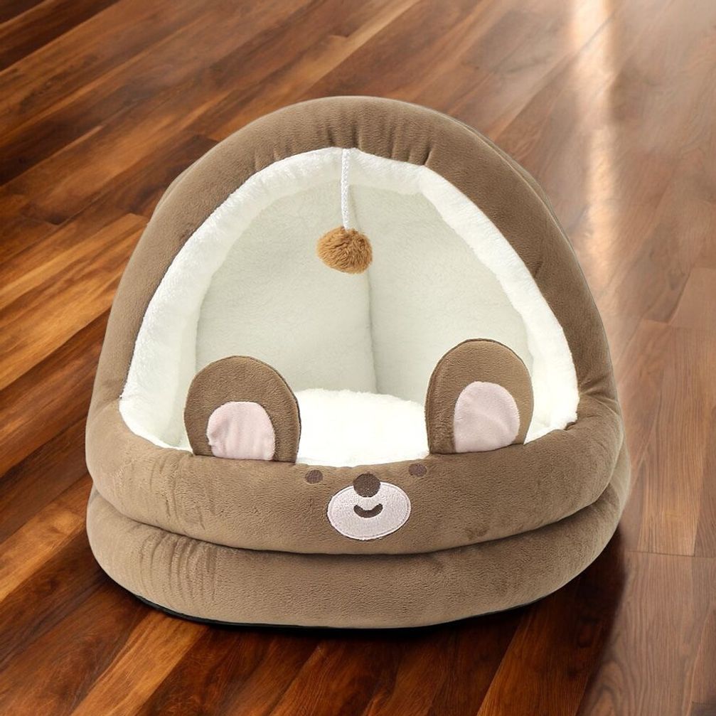 게더릭 반려동물 동굴하우스 (브라운곰) b