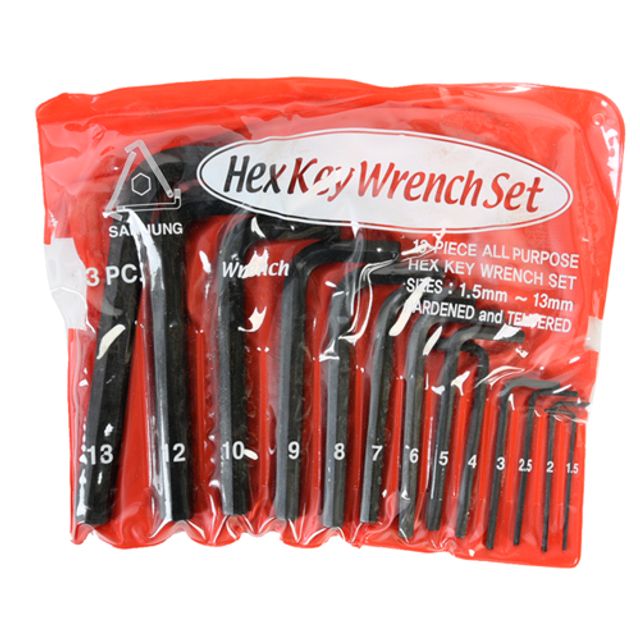 삼정정밀 링타입 육각 L렌치세트 1.5부터 13mm/13pcs