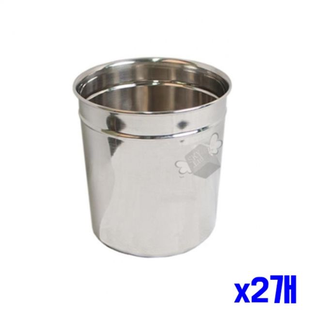 내구성 좋은 소스통 17.5x16cm x2개 스텐소스통