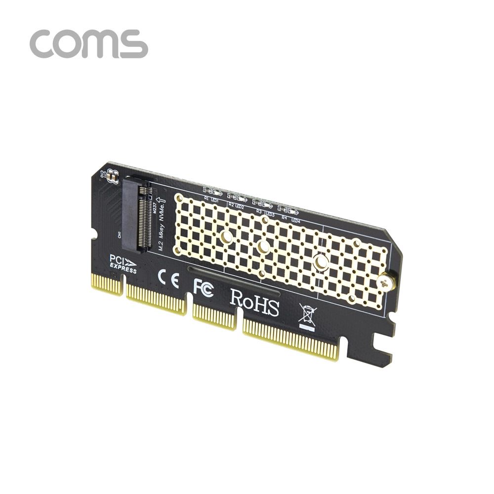 (COMS) M.2(NVMe) SSD to PCI-e 16x 변환컨버터