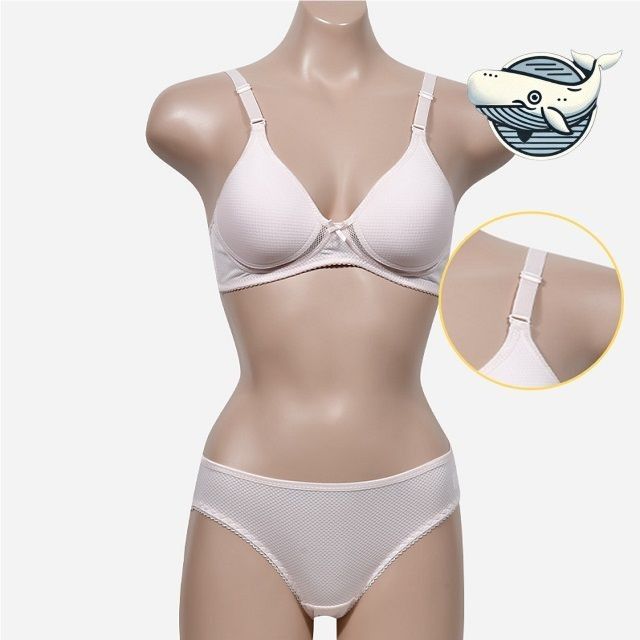 부드러운 여성 속옷 기본 편안한 팬티와 브라