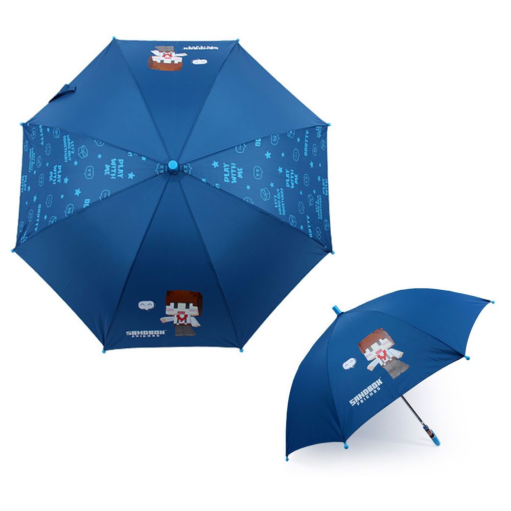 샌드박스 패턴도티 55 장우산 8세이상 초등학생 자동