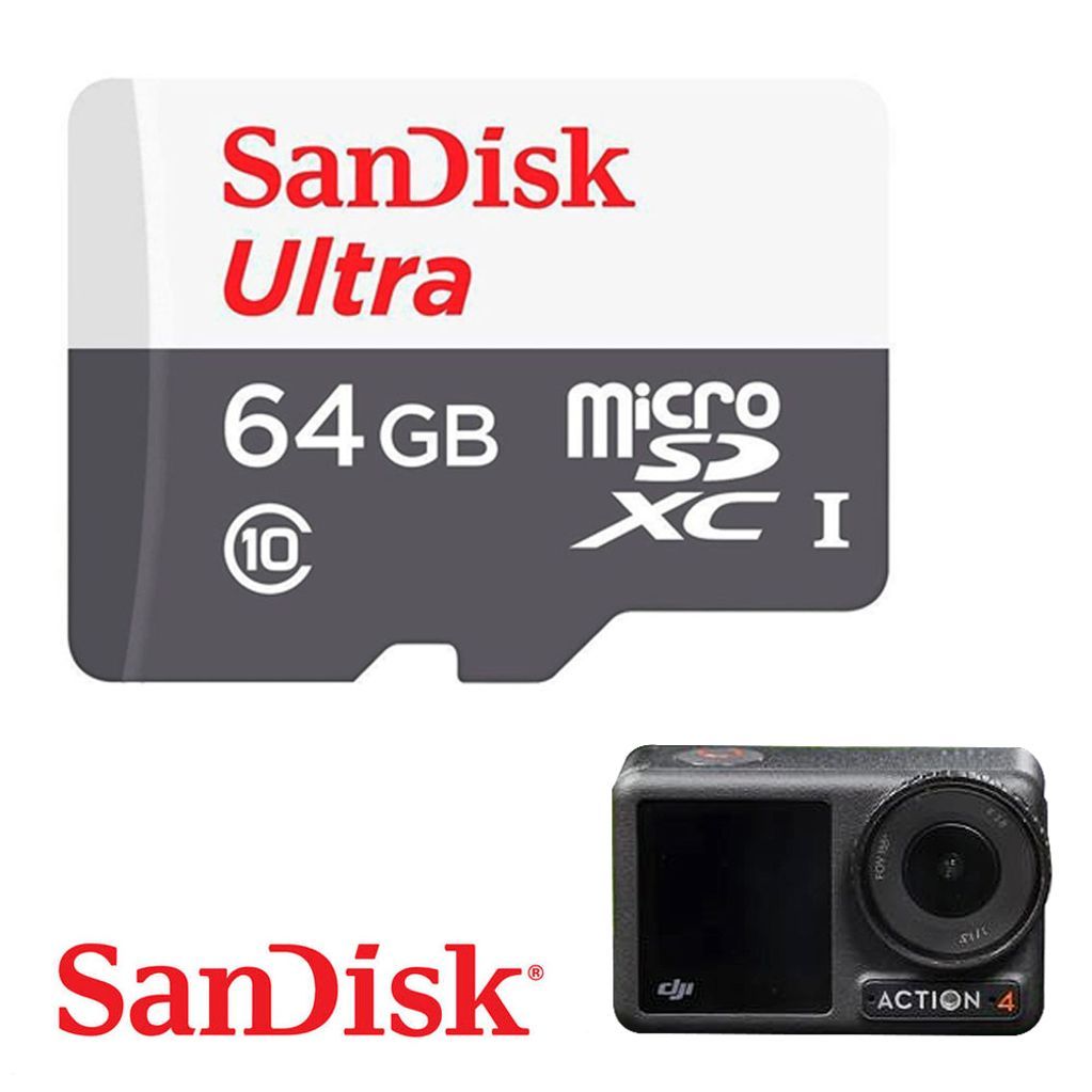 오즈모 액션 4 호환 메모리 SD 저장 카드 64GB