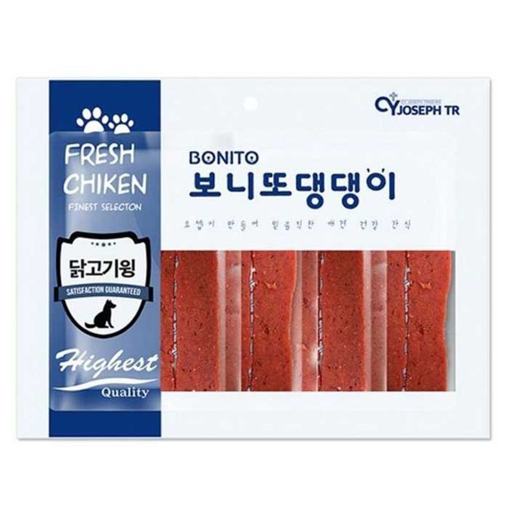 보니또 댕댕이 닭고기 윙 실중량150g 10팩 1타