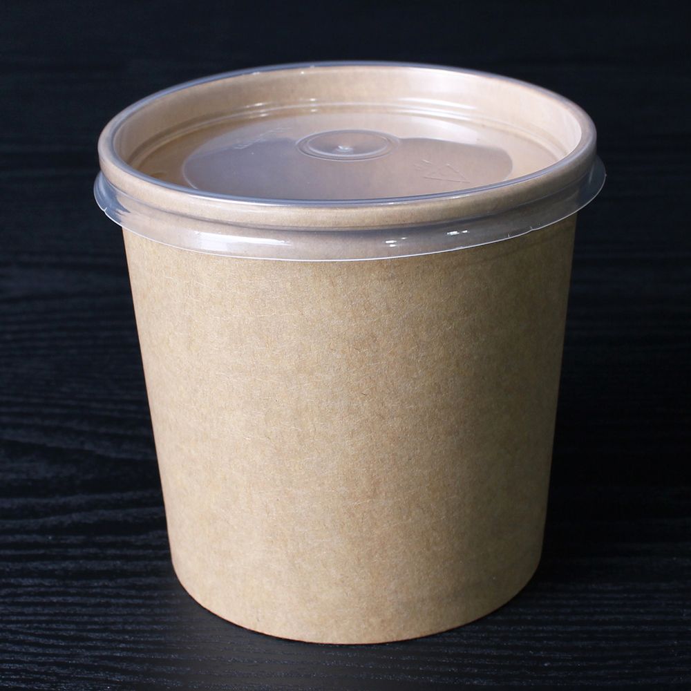 NK 크라프트 원형 용기 세트 115파이 800ml 500세트