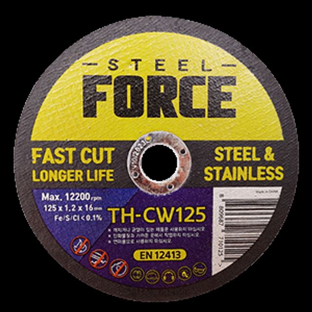 STEELFORCE 절단석 TH-CW125 (5인 치/125x1.2x16mm