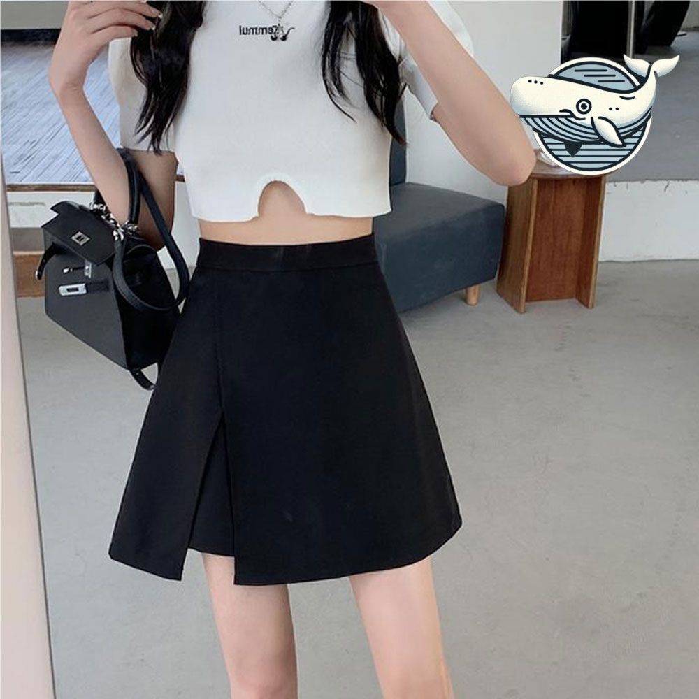 편안한 허리밴딩 랩스커트 스타일 이너 숏팬츠