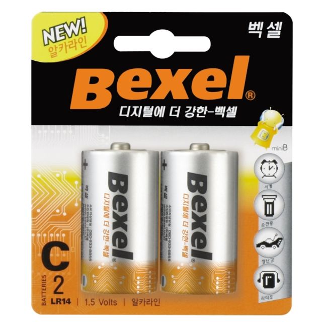건전지/알카라인 (10 EA) C(LR14)1.5Vx2EA LR14GB2