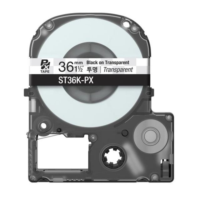 EPSON)라벨프린터리본(ST36K)투명/흑문자