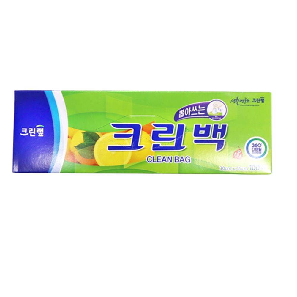 크린백 30x45 대 100매 위생백 대형마트일회용비닐봉