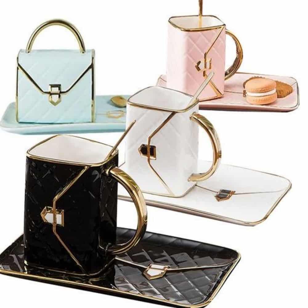 커피잔 티스푼 세트 잔선물 도자기찻잔