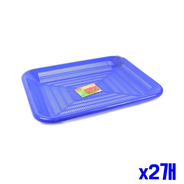 물빠짐바스켓 사각 채반 67.5x54x7cm 튼튼한 x2개 채