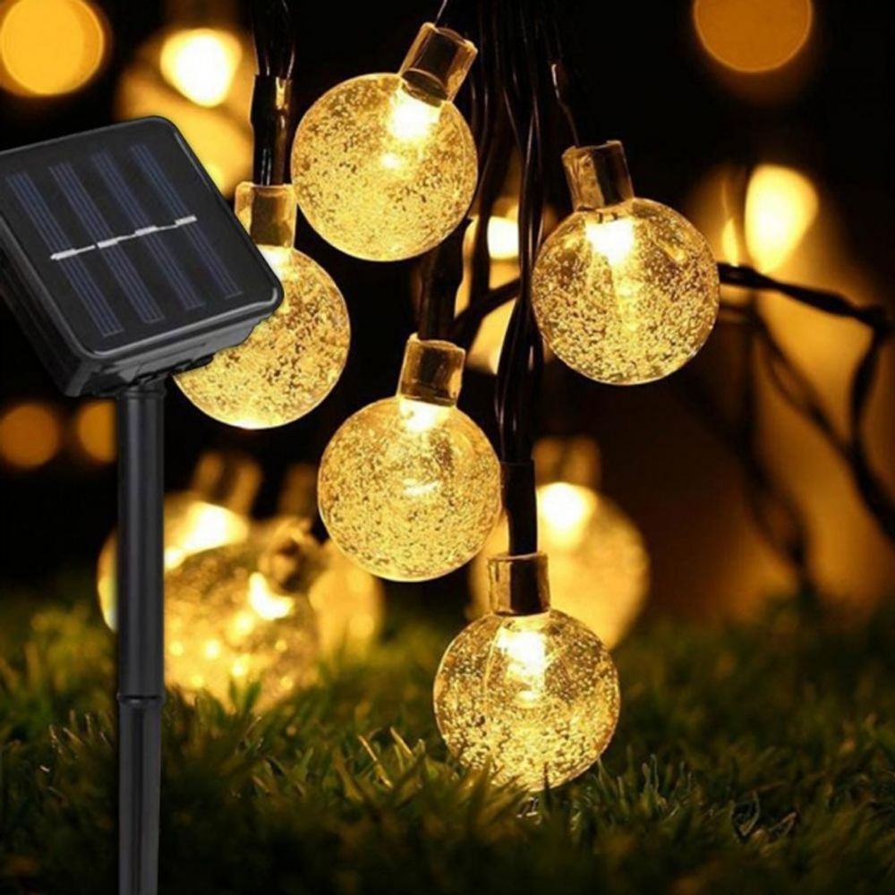 100구 스노우볼 태양광 태양열 LED 야외등