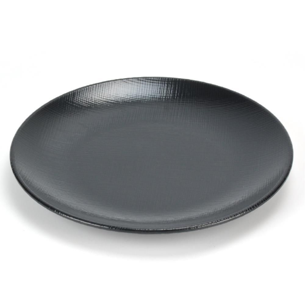 한정식 요리 블랙 접시 골든원형접시 DS-7906(7799)