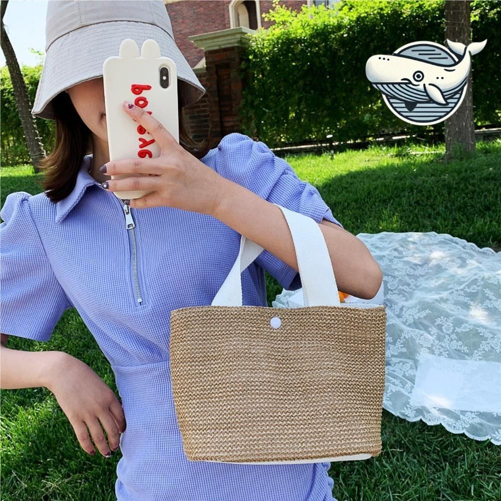 여름 스타일 미니 토트백 핸드백 소품 가방
