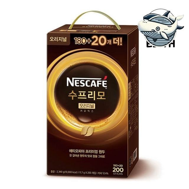네스카페 수프리모 커피믹스 아이스 커피 따뜻한