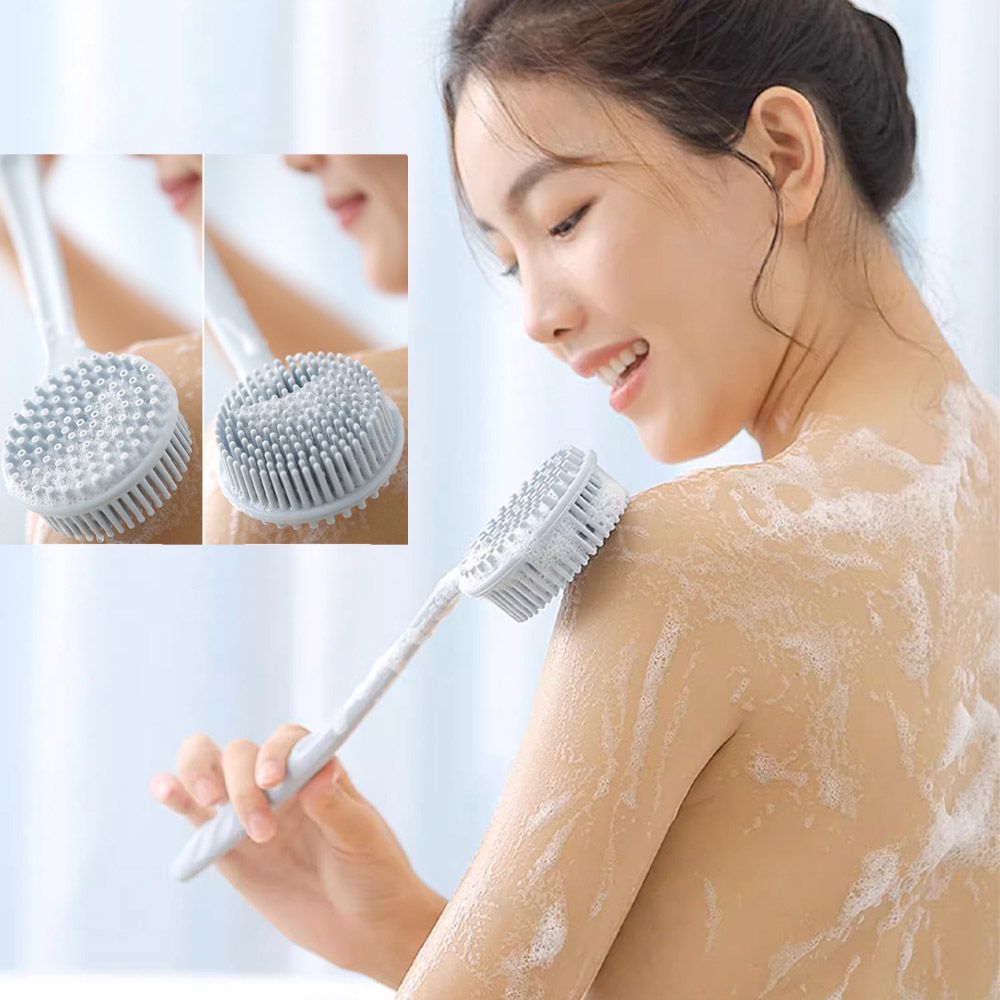 실리콘 양면 셀프 샤워 등밀이 38cm