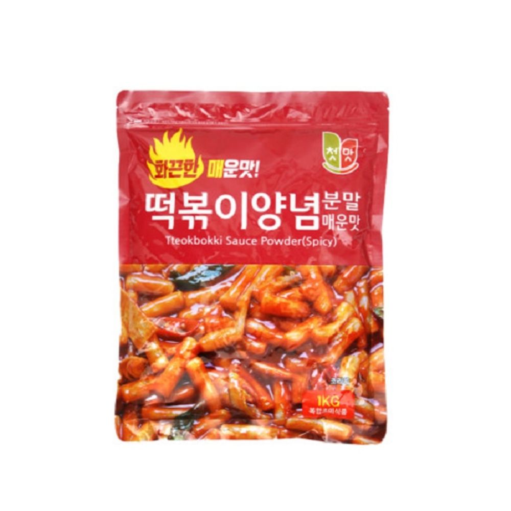 청우 떡볶이분말양념 매운맛 1kg