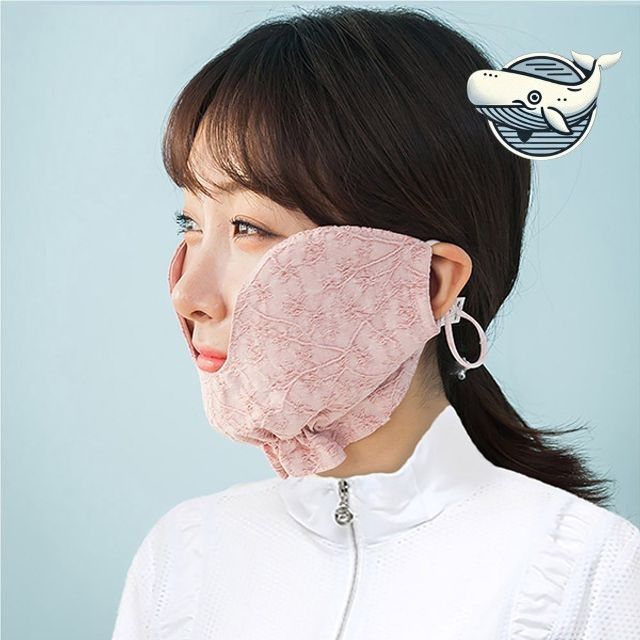 여성용 골프 마스크 스포츠 햇빛차단 안면