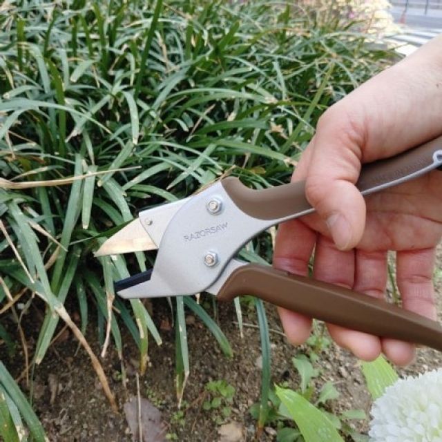 가지절단 전정가위 인디고 앤빌형 RAZORSAW SK5재질