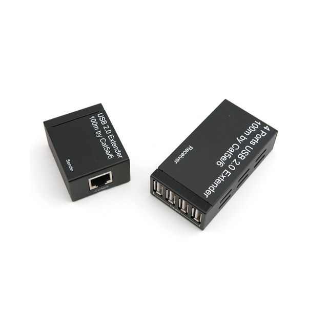 USB 리피터 RJ45 4P 허브 100M 연장