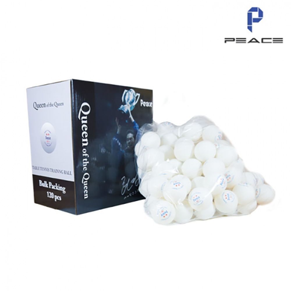탁구공 2성벌크(120pc) 흰색