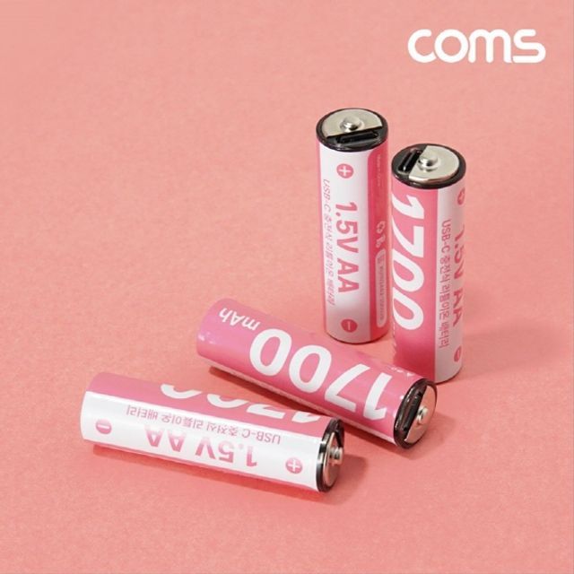 USB Type C 충전지 충전식 건전지 리튬이온 배터리 C