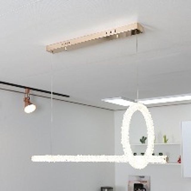 LED 팬던트 조명 스완리니어 W488-1 30W 크리스탈