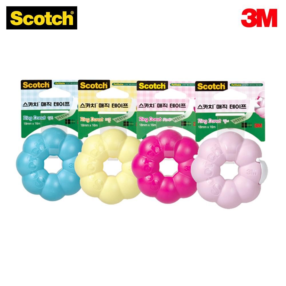 3M 스카치 매직테이프 링도넛 디스펜서 810RI 18mm